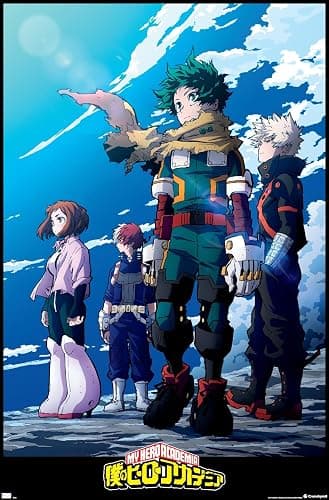 My Hero Academia: Season 7 - Group Key Art Wall Poster, 34L" x 22.4W", Unframed Version - Image 1