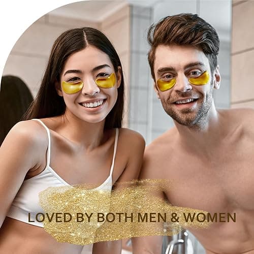 Taimand Under Eye Patches (30 Pairs), 24K Gold Under Eye Mask for Puffy Eyes, Dark Circles,Bags and Wrinkles with Collagen,Relieves Pressure and Reduces Wrinkles,Revitalises and Refreshes Your Skin thumbnail 6