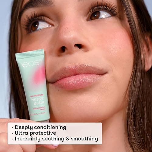 eos 24H Moisture Super Balm - Coconut Milk & Honey Apple, Day or Night Lip Treatment, Made for Sensitive Skin, Lip Balms & Moisturizers, 0.35 fl oz, 2-Pack thumbnail 2