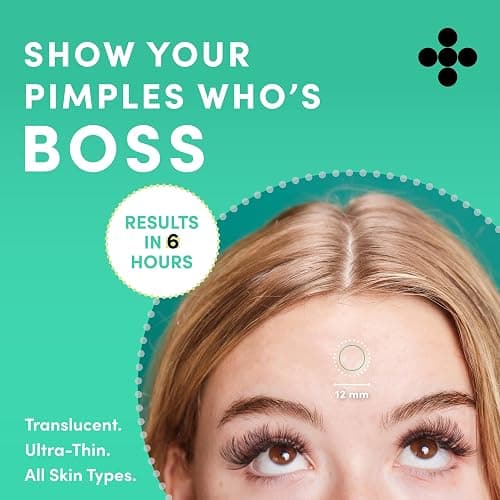 Dots for Spots Pimple Patches For Face - Stocking Stuffers For Teens - Fast Acting, Translucent Hydrocolloid Zit Patches that Unclog Pores Korean Skin Care - Vegan, Cruelty Free - (60 count) thumbnail 2