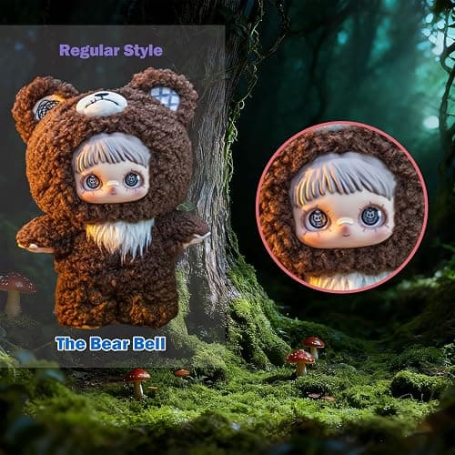 Waicommen Nommi Maymei Dark Forest Series Blind Plush Box, 1PC (1 of 7 Possible Styles), 6 Regular Figure and 1 Hidden Figure, for 15 Years Old and Up Collection, (Pack of 1) thumbnail 5