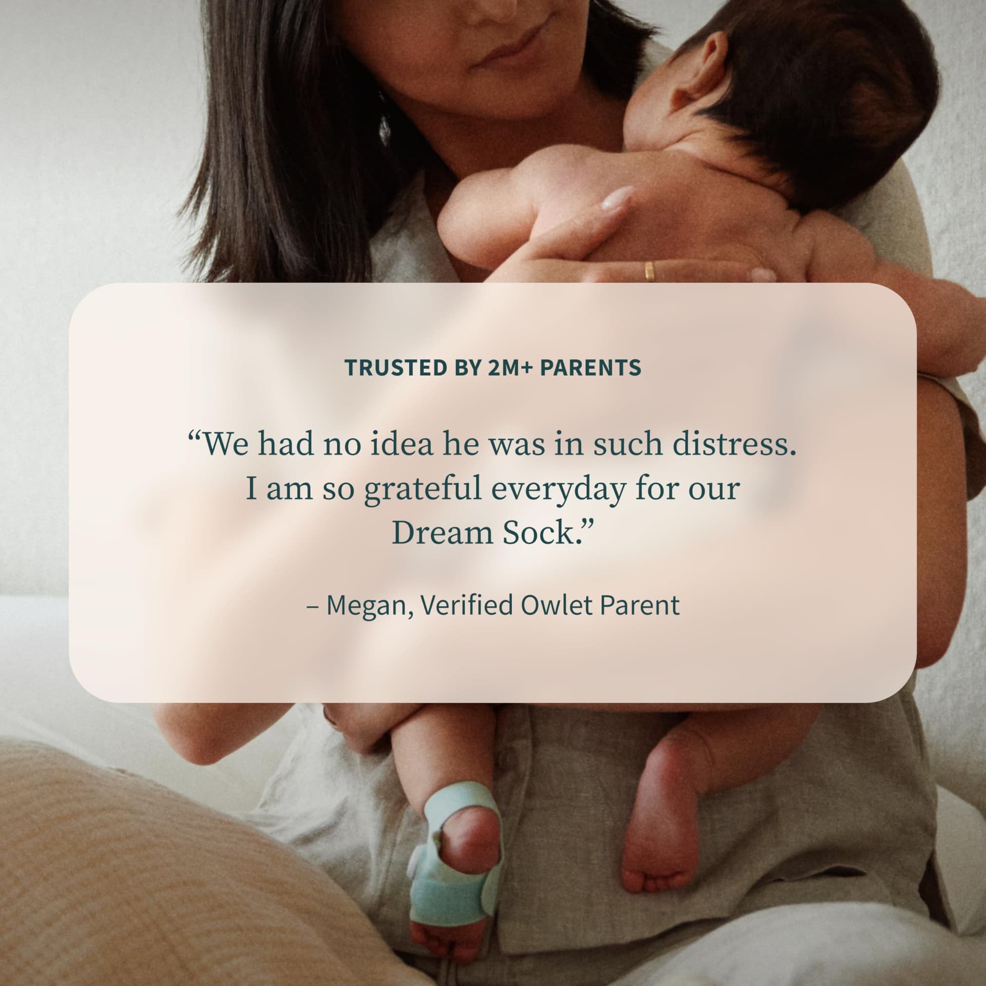 Owlet Dream Sock - AU, Medically-Certified Smart Baby Monitor, Sleep & Health Insights via App - Mint thumbnail 9