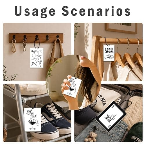 Car Accessories for Women, Western Car Decor, 4 Pcs Western Cowgirl Retro Vintage Hanging Air Freshener, New Car Scent for Car Mirror Decor, Girly Accessories for Dorm, Gift for New Car Owner thumbnail 7