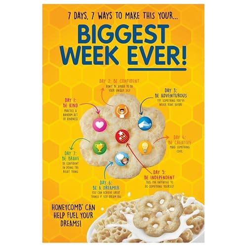 Honeycomb Breakfast Cereal, Made with Real Honey, 10 oz Box | Made With Whole Grain, No Artificial Colors And Flavors, Dye Free, On The Go Treat, Snack For Kids And Adults thumbnail 8