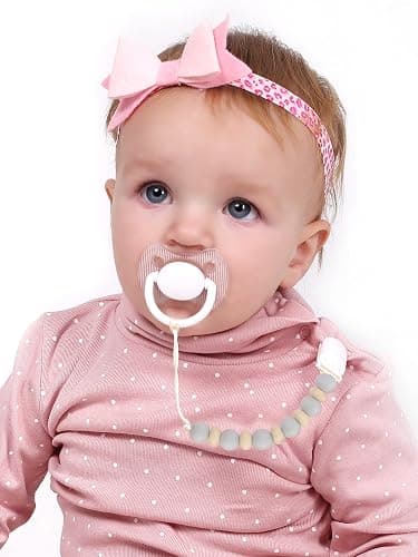 Pacifier Clips, 2PCS Silicone Soother Clips, BPA Free Pacifier Clip Pacifier Holder for Newborn Baby Boy Girl Gifts (B-Green) thumbnail 6