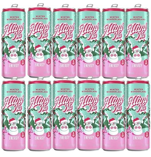 Alani Winter Wonderland Sugar Free, Low Calorie Energy Drinks - 12 fl oz Can, 12 Pack - Image 1
