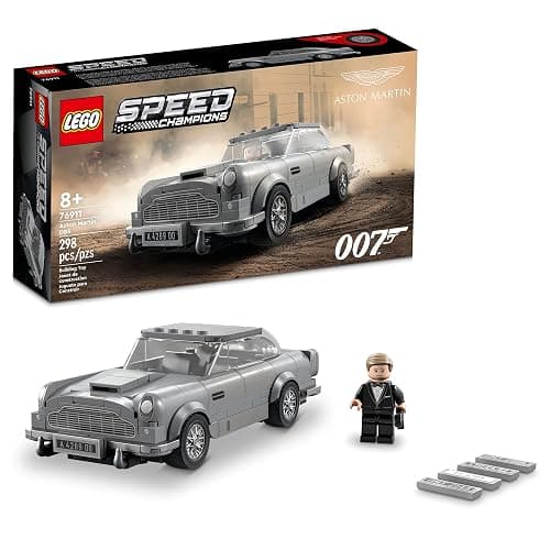 Lego Speed Champions 007 Aston Martin DB5 76911 Building Toy Set Featuring James Bond for Kids, Boys and Girls Ages 8+ (298 Pieces), 10.32 x 5.55 x 2.4 inches - Image 1