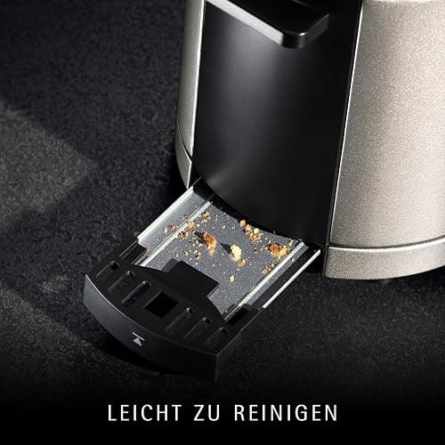 WMF Lono Silk Toaster 2 Scheiben – Edelstahl Doppelschlitz Toaster mit XXL-Brötchenaufsatz, 7 Bräunungsstufen, LED-Funktion, Krümelfach, Anti-Fingerabdruck, 900 W, spülmaschinenfreundlich thumbnail 6