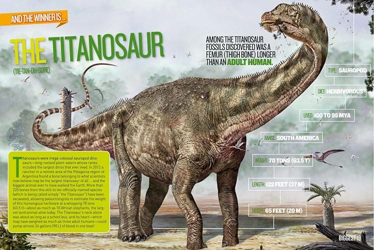 National Geographic Kids Dino Records: The Most Amazing Prehistoric Creatures Ever to Have Lived on Earth! (NGK Records) thumbnail 2