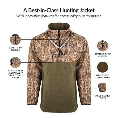 Drake Waterfowl 1/4 Zip Refuge Eqwader™ | Waterproof, Windproof, Breathable, Resistant, Outdoor Outerwear thumbnail 2