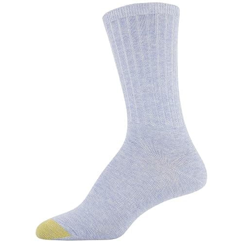 GOLDTOE Womens Casual Texture Crew Socks thumbnail 3