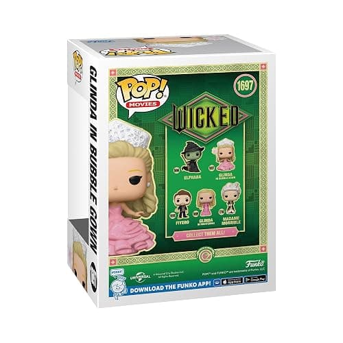 Funko POP Movies: Glinda in Bubble Gown - Wicked - Collectable Vinyl Figure - Gift Idea - Official Merchandise - for Kids & Adults - Movies Fans - Model Figure for Collectors and Display thumbnail 3