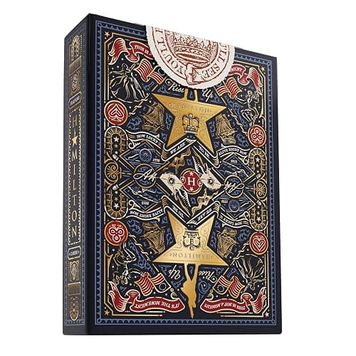 Hamilton Playing Cards by theory11 | 10th Anniversary Collector's Edition | Officially Licensed Broadway Musical | Custom Illustrated Deck | Gold Foil Embossed Tuck Box | Poker Size thumbnail 2