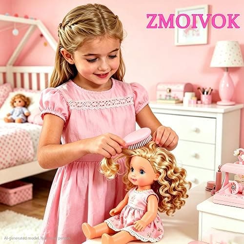 12 pcs Mini Hair Brush,Travel Detangling Brush with Exquisite Packaging Box,Mini Brush for Most Hair Types,Bridesmaid Party Christmas Stockings Filling Wet Hair Brushes (Pink) thumbnail 6