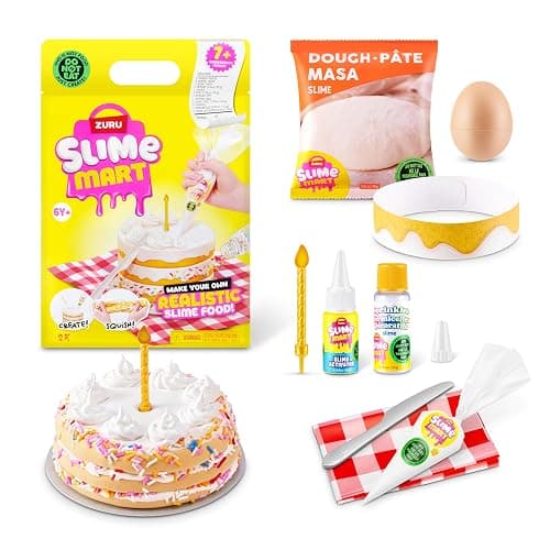Slime Mart Shopping Bag Birthday Cake by ZURU | Mix, mold & decorate realistic food slime; satisfying squishy, stretchy sensory play; viral SlimeTok foodie fun; collectible - Image 1