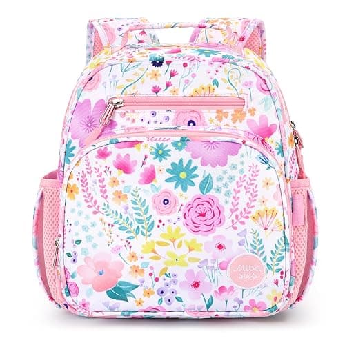 mibasies Toddler Backpack for Girls 2-4: Preschool Kindergarten Backpack - Cute Kids Backpacks for Girls - Flower Pink thumbnail 11