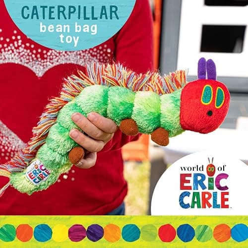 KIDS PREFERRED World of Eric Carle, The Very Hungry Caterpillar Bean Bag Toy, 10 inches thumbnail 2