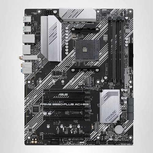 ASUS Prime B550-PLUS AC-HES AMD AM4 (3rd Gen Ryzen) ATX Motherboard (Dual M.2, PCIe4.0, WIFI5, 1Gb Ethernet, SATA 6 Gbps, USB 3.2 Gen 2 Type-C, Front USB 3.2 Gen 1 Type-C and CEC Tier II Ready) thumbnail 8