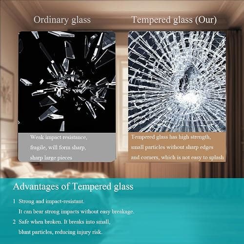 CUCZUUS 56" x 18" Floor Full Length Mirrors with Stand,Shatter-Proof Tempered Glass Big Mirror,Wall Mounted Hanging/Standing Long Mirror,Aluminium Alloy Arched Mirror,Bedroom Floor Mirrors(White) thumbnail 4