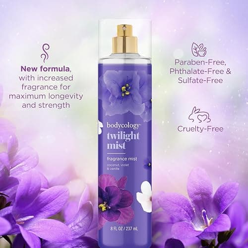 Bodycology Long-Lasting Fragrance Body Mist, Twilight Mist, 8 fl oz - Twilight Mist - 8 Fl Oz (Pack of 1) thumbnail 4