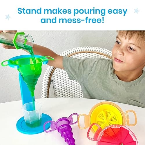 hand2mind Starter Science Funnels, Science Lab Equipment, Sifting Toys, Sand Sifter, Water Table Toys, Sensory Play Toys, Educational Science Kits, Kids Chemistry Set, Science Supplies for Classroom thumbnail 4