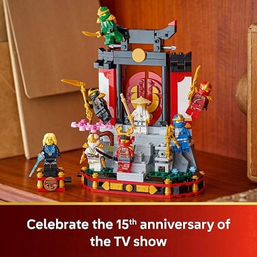 LEGO NINJAGO Ninja Character Display 15th Anniversary Building Toy for Kids, Ages 14+ - Ninja Playset W/Elemental Master of Lightning + 7 Minifigures - Gift Idea for Teen Boys & Girls - 71866 thumbnail 4
