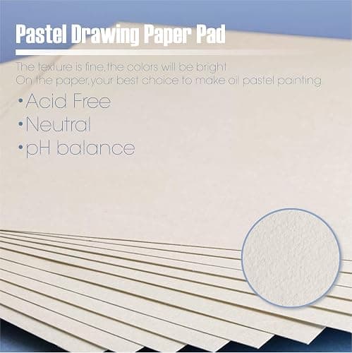 GR DZPLUS Oil Pastel | 9x12 in (123 lb/200g) | 30 Sheets Heavyweight Drawing Paper thumbnail 3
