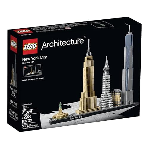 LEGO Architecture New York City Model Kit - Bedroom or Office Decor for Kids & Adults, Ages 12+ - Building Blocks to Display - NYC Gift & Souvenir Ideas - 21028 thumbnail 5