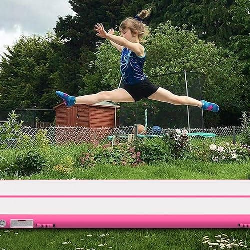 Air Mat Tumble Track, Gymnastics Mats Tumbling Track with Electric Air Pump for Home Use Cheerleading Training Kids Gym Yoga thumbnail 7
