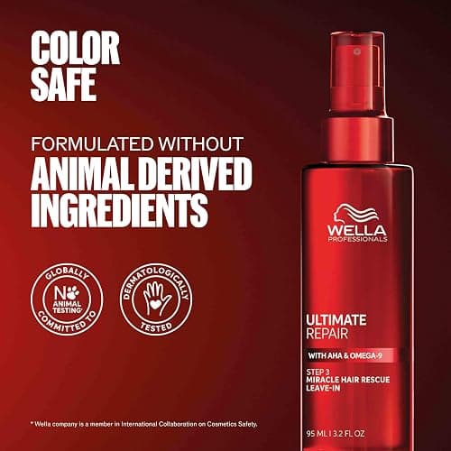 Wella Professionals ULTIMATE REPAIR Miracle Hair Rescue for Damaged Hair | Luxury Leave-In Treatment | Instant, Long-Lasting Repair & Protection in 90 Seconds | All Hair Types - Packaging May Vary thumbnail 8