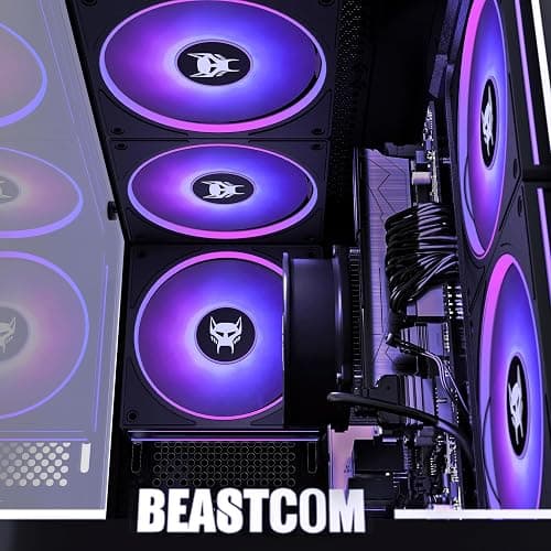 BEASTCOM Q3 Gaming PC Desktop Computer AMD Ryzen 5 3400G, 4K Vega Graphics, 16GB RAM, 1TB M.2 NVMe, 500W 80PLUS PSU, WiFi, Gaming Office Console, Towers Prebuilt PC thumbnail 5