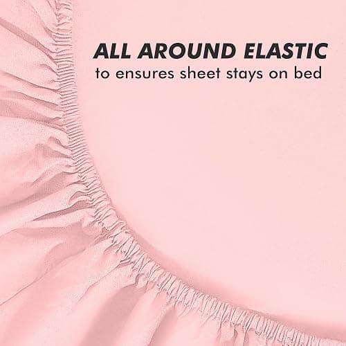 Baby Pink Bed Sheet thumbnail 3