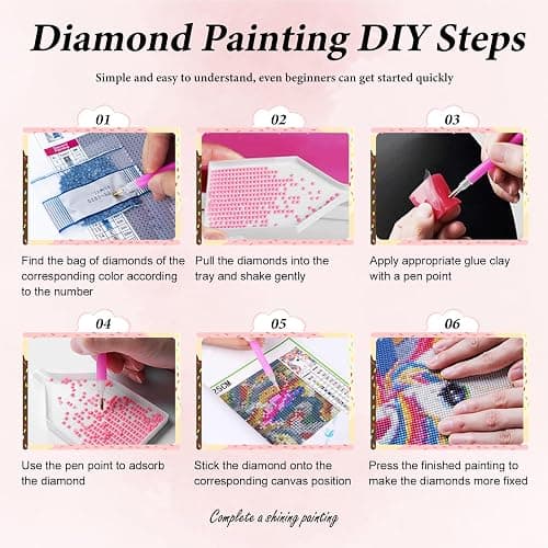 Yezavesu Book Diamond Art Kits for Adults Beginners 14x14 Inch | Book Flower Diamond Painting Kit, DIY 5D Full Round Drill Gem Art, Stress Relief Craft Kits, Home Wall Decor Gift thumbnail 7