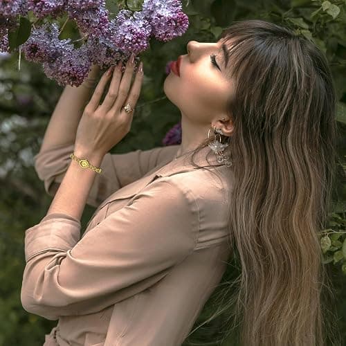 Diaofendi Petite Gold Watches for Women Vintage Bracelet Wrist Watch Luxury Ladies Oval,Fashion Dress Quartz Watch with Tools Include,Waterproof thumbnail 6