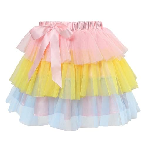Littleforbig Women's Mesh Tulle Puffy Petticoat Tutu Ballet Bubble Short Ballerina Skirt thumbnail 5