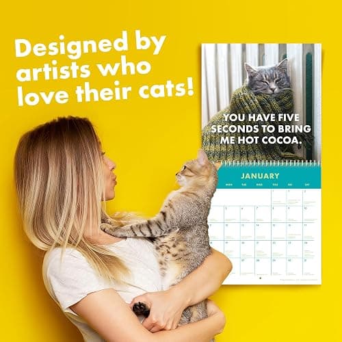 The Original P'd Off Cats 2026 Calendar - Funny, Sassy Gift for Angry Cat Lovers - 12 Month Wall Planner for Joke Present thumbnail 3