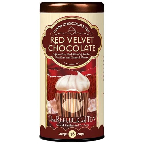 The Republic of Tea – Red Velvet Cuppa Chocolate Tea Bags, Caffeine Free, 36 Servings - Image 1