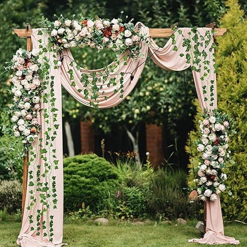 CEWOR 36 Pack 236 Feet Artificial Vines for Bedroom, Fake Ivy for Room Wedding Decor, Hanging Vines with Fake Leaves Artificial Ivy Garland for Wall Indoor Outdoor Decoration thumbnail 5