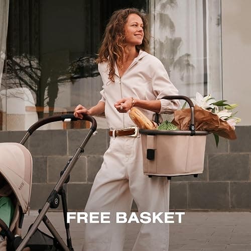 Cybex Gazelle S All-in-One Toddler and Baby Stroller with Over 20 Modular Configurations, Ergonomic Near-Flat Recline, Shopper Basket, and Compact Fold, Moon Black, Black Frame thumbnail 2