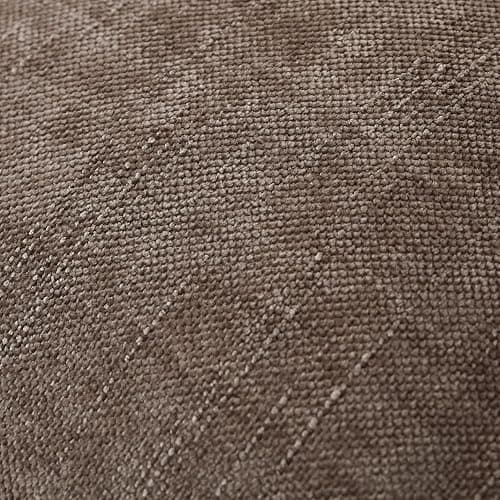 Cozoomy Set of 2 Soft Textured Decorative Throw Pillow Covers 18x18 Inch Cozy Farmhouse Cushion Cover Square Accent Pillow Cases for Bed Couch Sofa Living Room, Taupe Grey thumbnail 6