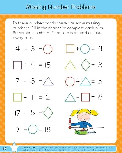 The Summer Before Third Grade Workbook School Bridging Second to Third Grade Ages 8 - 9: 75+ Activities, Reading, Language Arts, Addition, Subtraction, Time, Money, and Fractions (Gold Stars Series) thumbnail 7