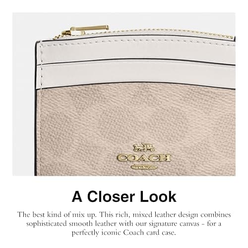 ⭐️Coach Crossgrain Leather Shaped Card Case thumbnail 4
