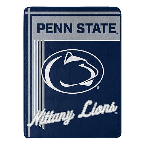 Penn State Nittany Lions 46" x 60" NCAA Officially Licensed Throw Blanket – Super Soft Lightweight Fleece Blanket for Game Day, Dorms, Couch, Travel & Tailgating Comfort thumbnail 5