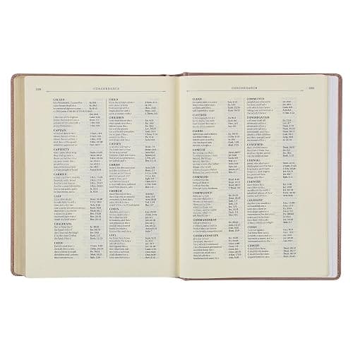 KJV Holy Bible, Large Print Note-taking Bible, Faux Leather Hardcover - King James Version, Rose Gold (KJV Note-taking Editions) thumbnail 7