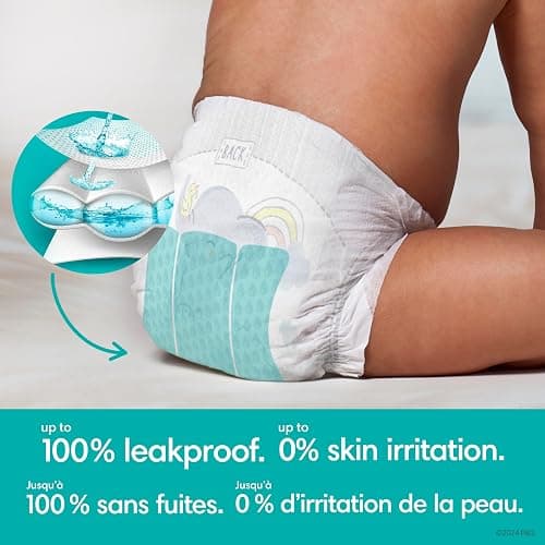 Pampers Swaddlers Newborn Diaper Size 0 84 Count - Newborn - 84 thumbnail 2