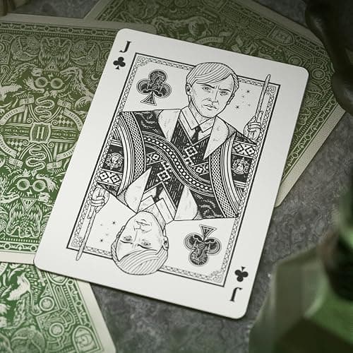 theory11 Harry Potter Playing Cards - Green (Slytherin) thumbnail 9