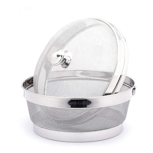 Nobel Stainless Steel Wire Mesh Basket for Fruits & Vegetables Size 25 cm thumbnail 3