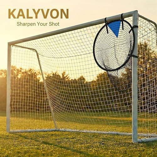 KALYVON Soccer Goal Target Net Top Bins Training (2pcs) | Top Corner Shooting Target with Reinforced Frame, Accuracy Practice for Sizes 2–5 Balls, Trainer Gift for Kids & Adults thumbnail 5