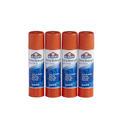 Elmer's Extra Strength Glue Sticks, Washable, 8 Grams, 4 Count thumbnail 2