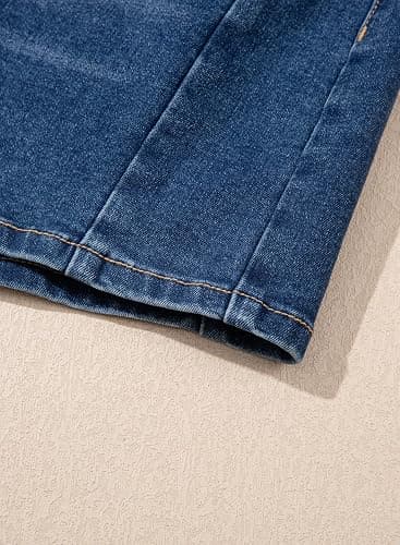Sidefeel Women's Jean Shorts High Waisted Stretchy Casual Side Seam Denim Shorts thumbnail 9